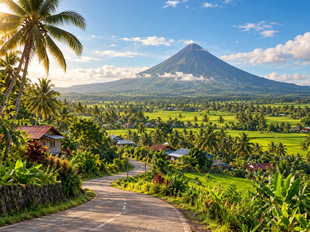 Everyday surroundings and local life in Albay