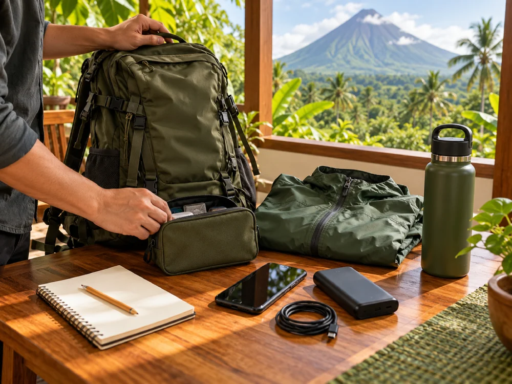Travel preparation for a visit to Mayon and Albay